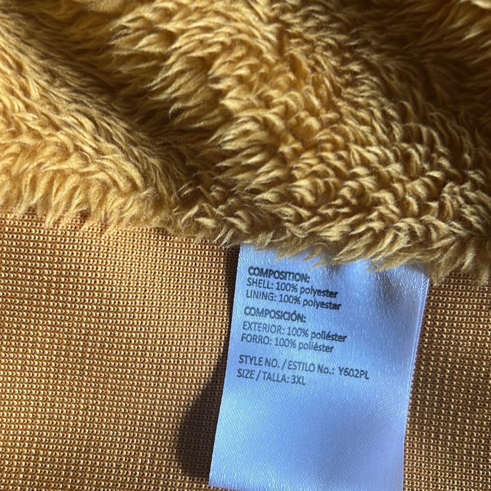 Women’s mustard colored Quilted Jacket - Picture 8 of 9